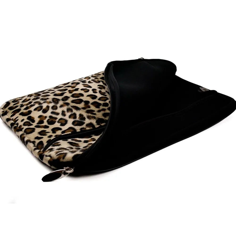 Laptop Protector Sleeve Fits up to 15" Laptop (Leopard Print)<Vangoddy Hot