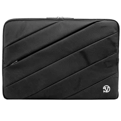 Laptop Sleeve, Black Canvas (NBKLEA111)<Vangoddy Sale