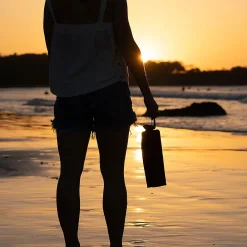 Vapur Anti-Bottle Collapsible Wide Mouth Water Bottle, 23 oz., Black (30046)