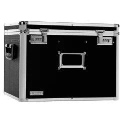 File Storage|Vaultz Locking Chest, Letter/Legal Size, Black (VZ01008)