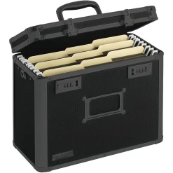 File Storage|Vaultz Locking Personal File Tote, Letter Size, Tactical Black (VZ00310)