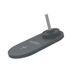 UF-2 Wireless Charging Stand with Fan and LED Light, Gray (VUF-002-UF2)<Veho Hot