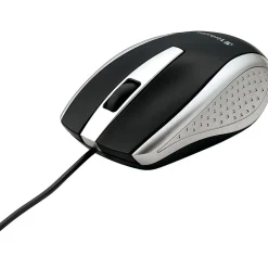 Best Verbatim 99741 Corded Notebook Optical Wireless Laser Mouse, Silver