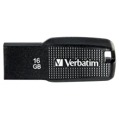 Hot Verbatim Ergo 16GB USB 2.0 Flash Drive, Black (70875)