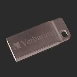 Sale Verbatim Metal Executive 32GB USB 2.0 Type A Flash Drive, Silver (98749)