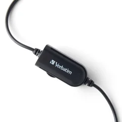 Outlet Verbatim Mono Headset, Over-the-Head, Black (70722)