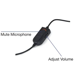 Outlet Verbatim Mono Headset, Over-the-Head, Black (70722)