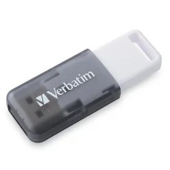Hot Verbatim SeaGlass 128GB USB 3.2 Type A Flash Drive, Gray (70909)