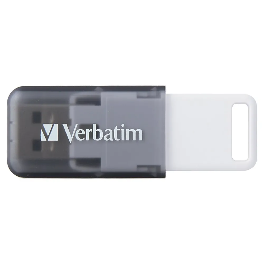 Hot Verbatim SeaGlass 128GB USB 3.2 Type A Flash Drive, Gray (70909)