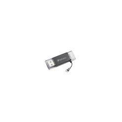 Hot Verbatim Store 'n' Go Dual 64GB USB 3.0 Lightning Flash Drive, Graphite (49301)