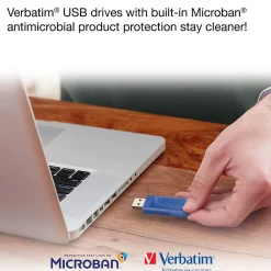Outlet Verbatim Store 'n' Go 64GB USB Flash Drive, Blue (98658)