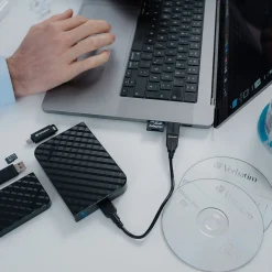 Online Verbatim Store 'N' Go Mini 1TB External Portable USB 3.2 Solid State Drive, Black (53237)