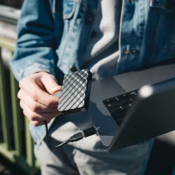 Online Verbatim Store 'N' Go Mini 1TB External Portable USB 3.2 Solid State Drive, Black (53237)