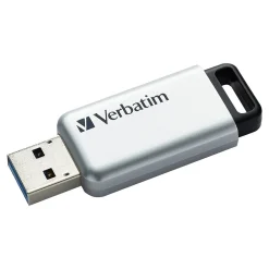Outlet Verbatim Store 'n' Go Pro 32GB USB 3.0 Type A Flash Drive, Silver/Black (98665)