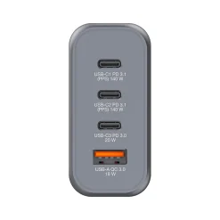 USB Type-C Wall Charger, Gray/Black (32203)<Verbatim