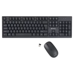 Hot Verbatim Wireless Keyboard and Optical Mouse Combo, Black (70724)