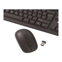Hot Verbatim Wireless Keyboard and Optical Mouse Combo, Black (70724)