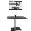 Standing Desks*Victor Technology 28" W High Rise™ Electric Single Monitor Standing Desk, Laminate Wood (DC400)