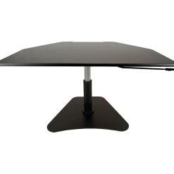 New Victor Technology High Rise Adjustable Standing Desk Converter, 28" W, Laminate Wood (DC200)