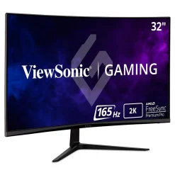 Clearance ViewSonic 32" Curved 165 Hz LCD Gaming Monitor, Black (VX3218C-2K)