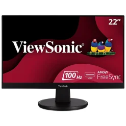 Discount ViewSonic 22" 100 Hz LED Monitor, Black (VA2247-MH)