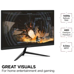 Discount ViewSonic 24" 180Hz LCD Gaming Monitor, Black (VX2428)