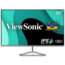 Best ViewSonic 32" 75Hz LCD Monitor, Silver/Black (VX3276-MHD)