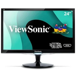 Sale ViewSonic 24" 60Hz LCD Monitor, Black (VX2452MH)