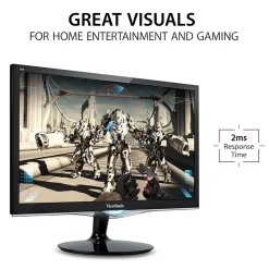 Sale ViewSonic 24" 60Hz LCD Monitor, Black (VX2452MH)