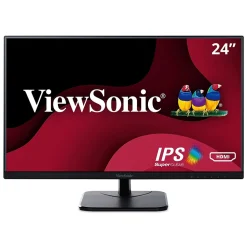 New ViewSonic 24" 100Hz LED Monitor, Black (VA2456-MHD)