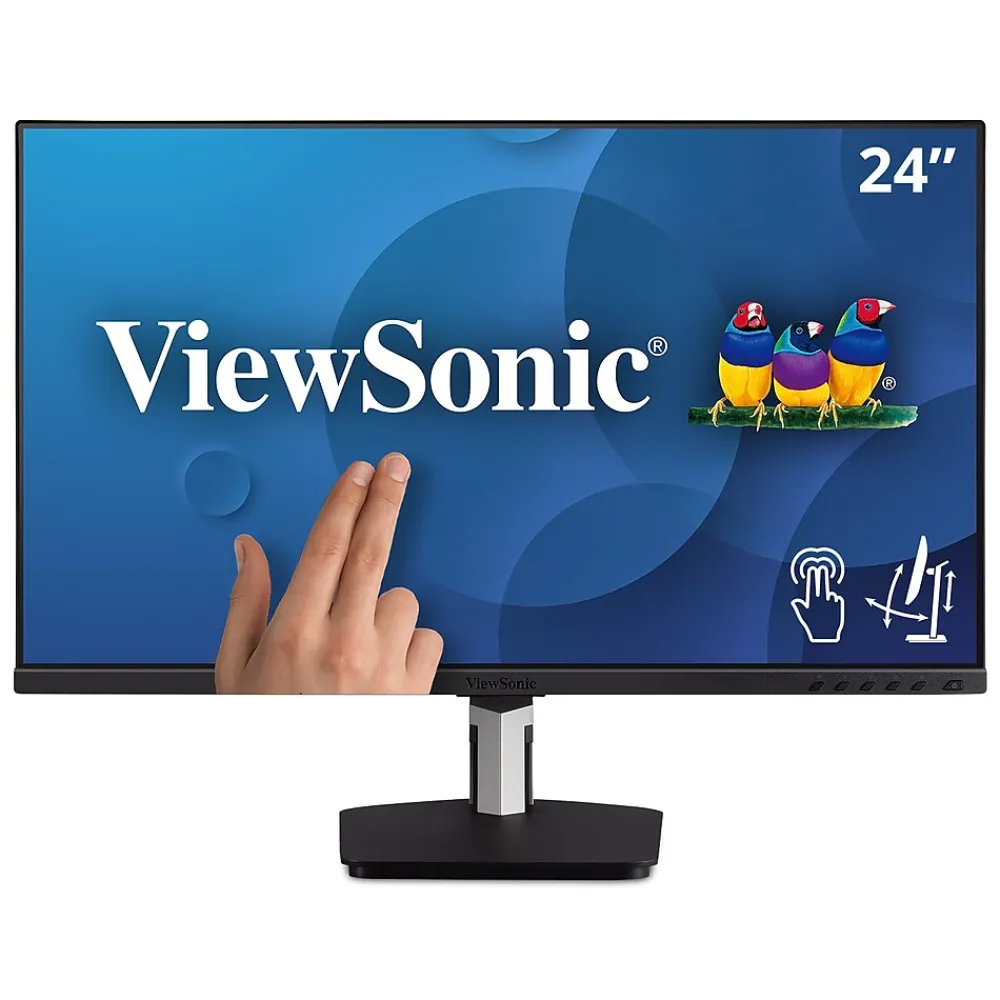 New ViewSonic 24" 60Hz LED Monitor, Black (TD2455)