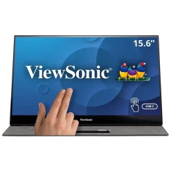 Online ViewSonic 15.6" 60Hz LED Monitor, Black (TD1655)