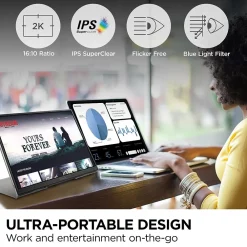 Discount ViewSonic 16" 60Hz LED Monitor, Black (TD1656-2K)