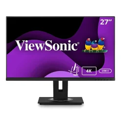 ViewSonic 27" 4K Ultra HD 60 Hz LCD Monitor, Black (VG2756-4K)