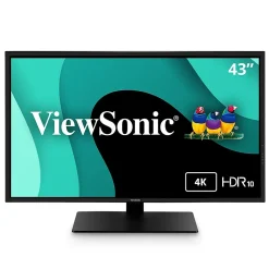 Discount ViewSonic 43" 4K Ultra HD 60 Hz LED Monitor, Black (VX4381-4K)