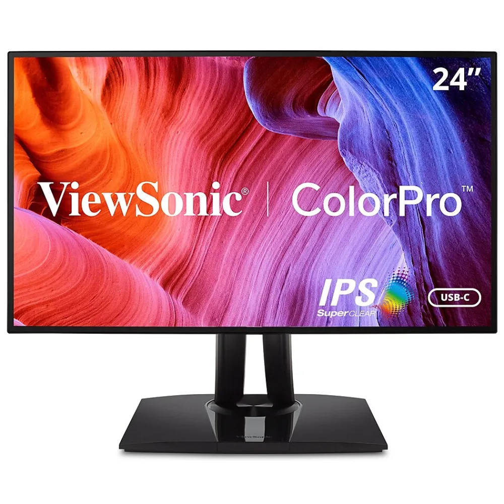 Outlet ViewSonic ColorPro 24" 60 Hz LCD Monitor, Black (VP2468A)