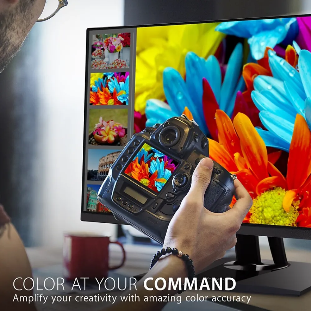 New ViewSonic ColorPro 27" 60Hz LED Monitor, Black (VP2756-2K)