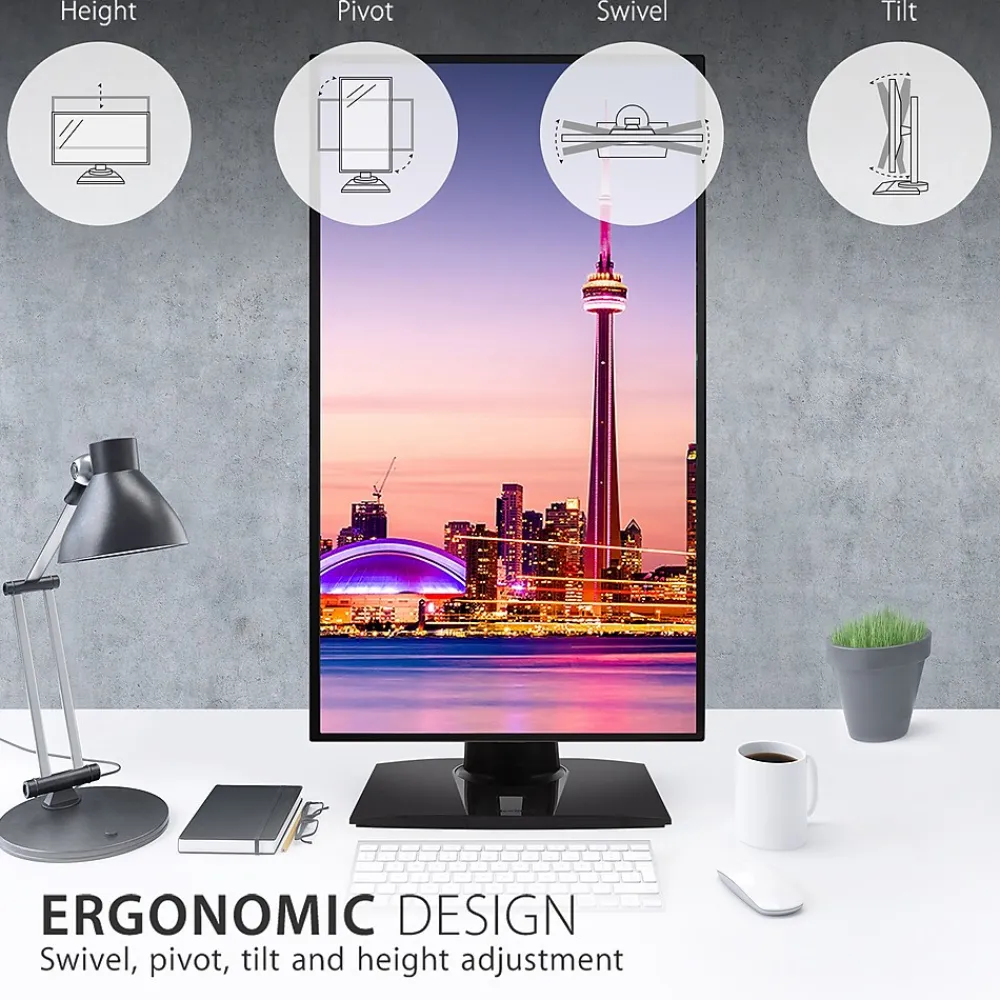 Clearance ViewSonic ColorPro 27" 4K Ultra HD 60Hz LED Monitor, Black (VP2768A-4K)