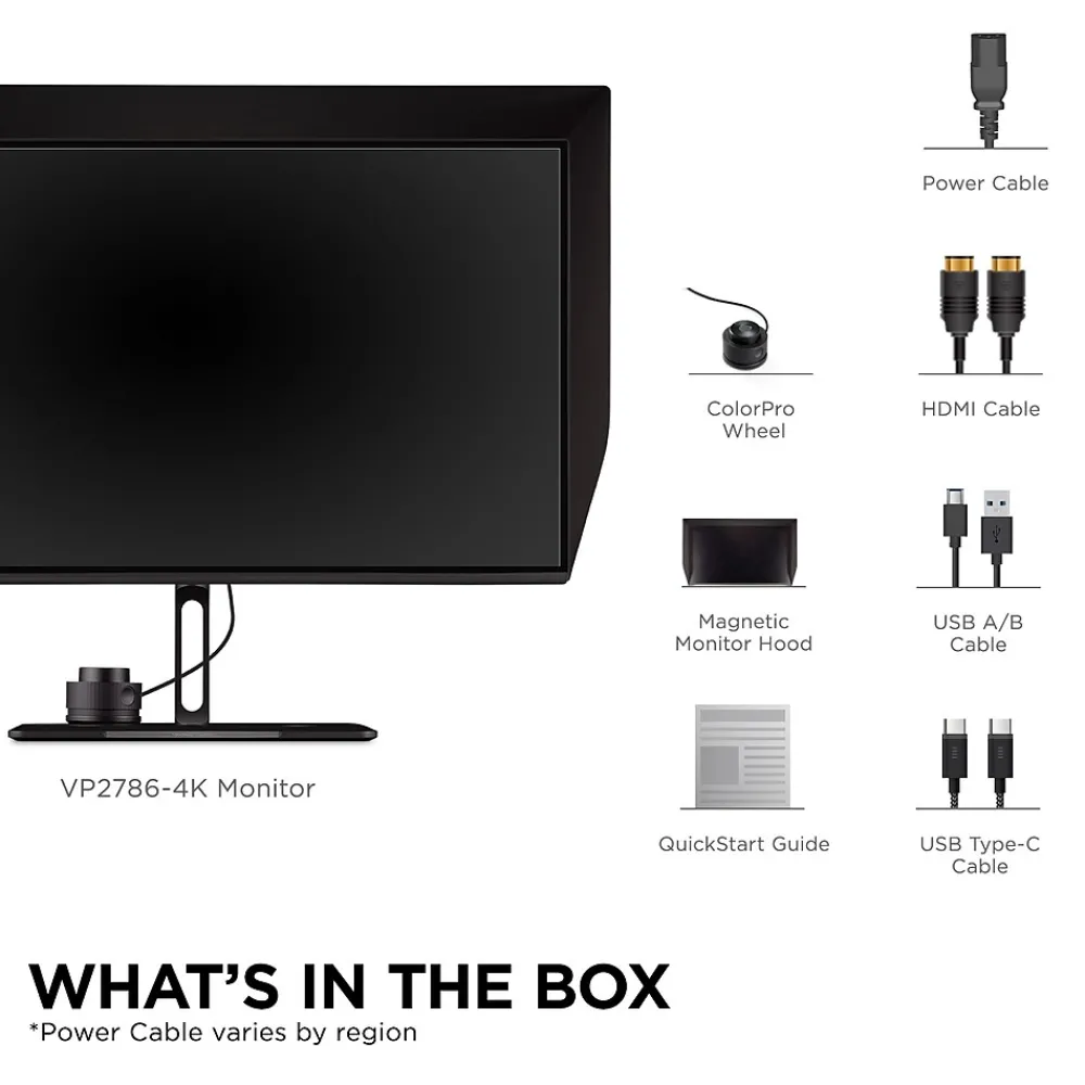 Discount ViewSonic ColorPro 27" 4K Ultra HD 60 Hz LED Monitor, Black (VP2786-4K)