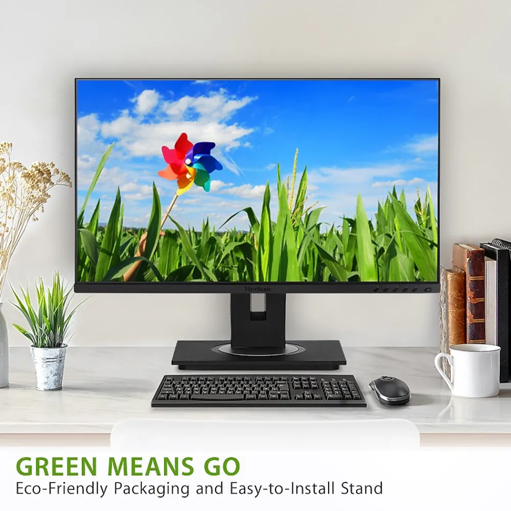 Best ViewSonic Ergonomic 27" 60 Hz LED Monitor, Black (VG2748A)