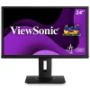 New ViewSonic Ergonomic 24" 60Hz LCD Monitor, Black (VG2440)
