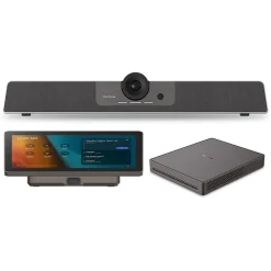 Online ViewSonic TeamJoin Bundle for Microsoft Teams Rooms, Conferencing Camera, Mini PC, Touch Console, Black (TRS10-UB)
