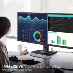 Hot ViewSonic UltraWide WQHD 34" 60 Hz LCD Monitor, Black (VG3456)