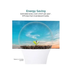 Viribright Viripro PRO Pack 8-Watt Cool White LED General-Purpose Bulb, 50/Box (640336-50P)