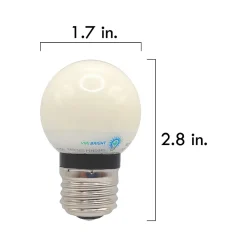 Viribright 2-Watt Cool White LED Bulb, Dozen (74565-12)