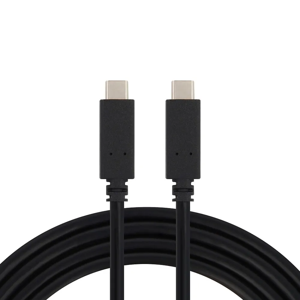 VisionTek 3.28' USB Type-C Cable, Male to Male, Black (901439)