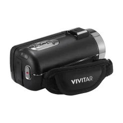 Vivitar DVR E401 42MP 4K Digital Camcorder, Black (DVRE401-BLK-STK-4)