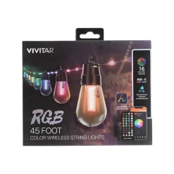Vivitar Smart RGB Wireless String Light, Multicolor (LBX230-NOC)