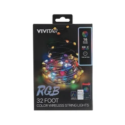 Vivitar Smart RGB Wireless String Light, Multicolor (LBX1032100-NOC)