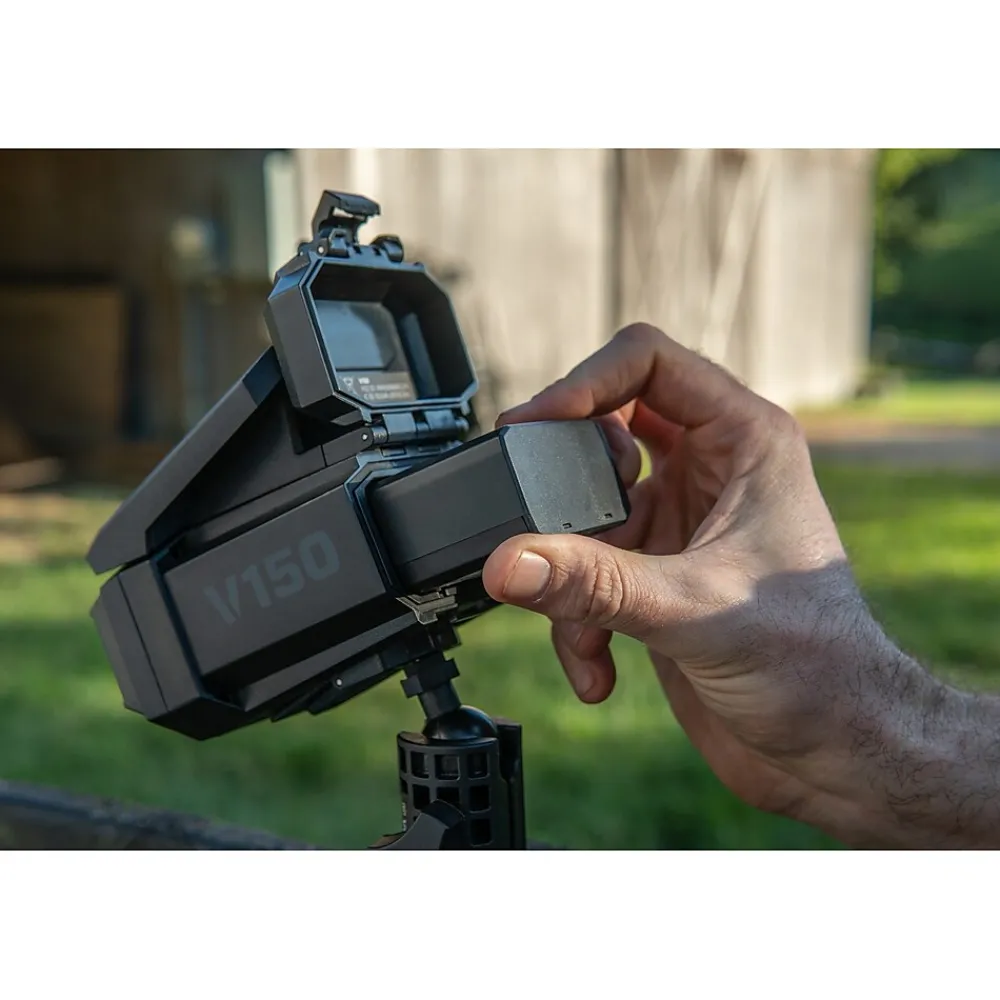 VOSKER V150 Outdoor Wired/Wireless Solar Security Camera, Black (V150-US)